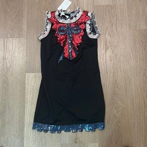Gucci style embroidered dress